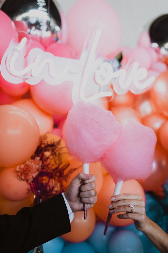 neon wedding sign