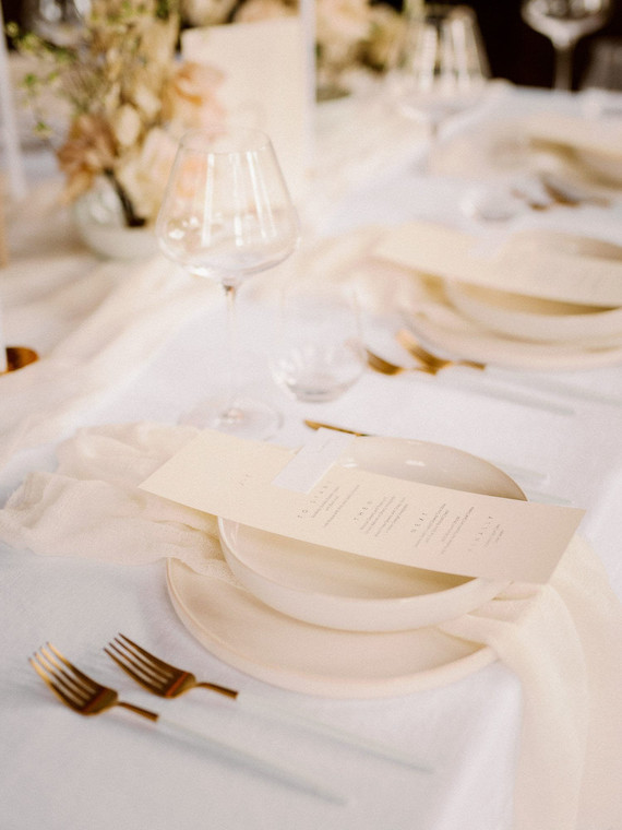 modern neutral menus