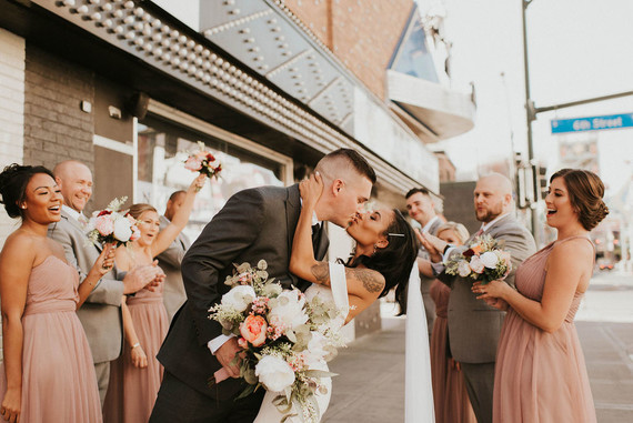 king protea bridal bouquet