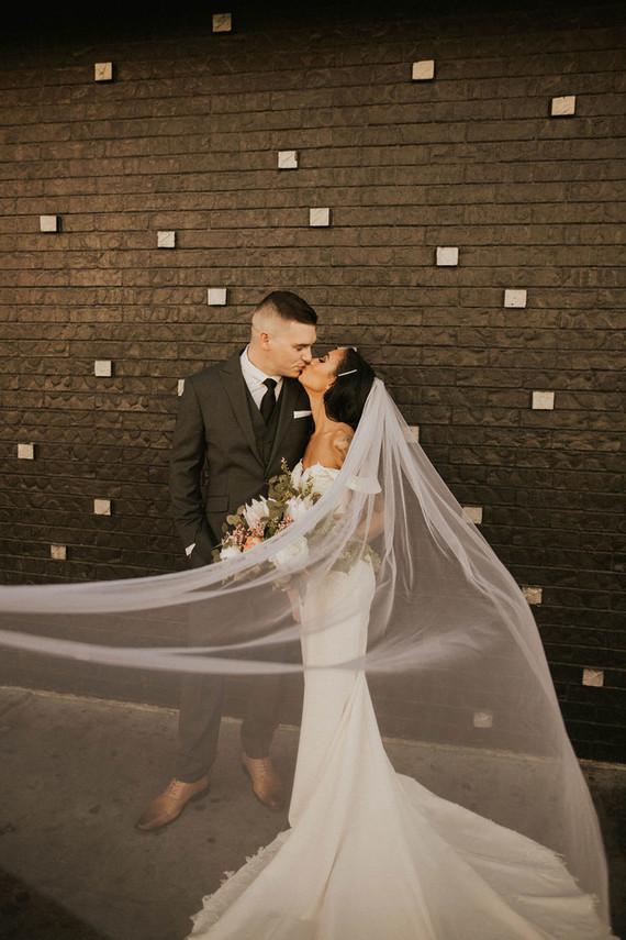 DIY bridal veil