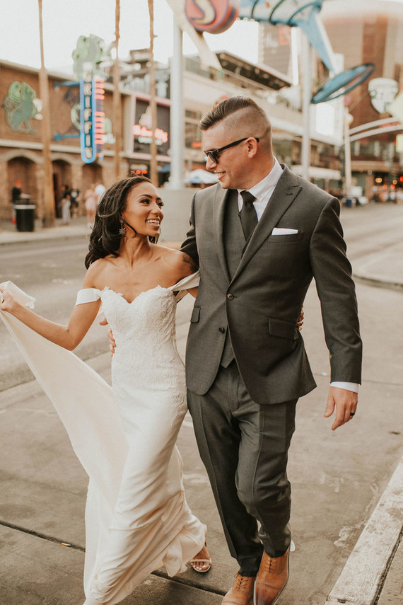 Neon Museum Vegas wedding Inspiration