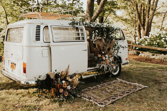 vintage vw van photo booth