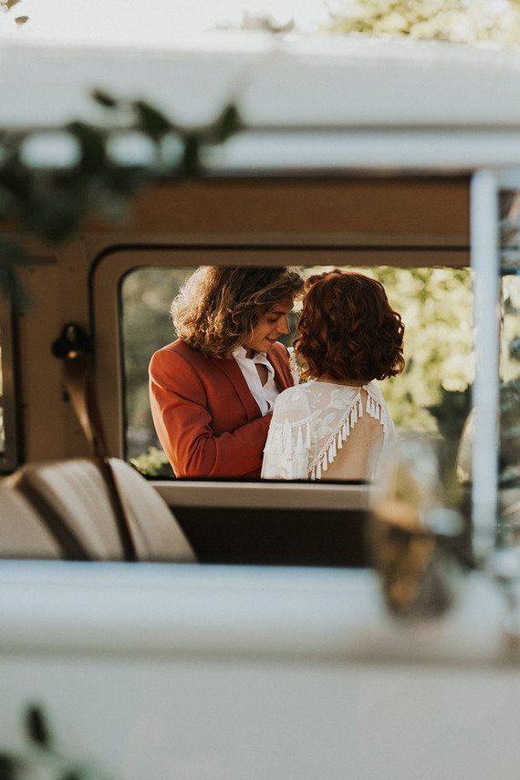 vintage vw van photo booth