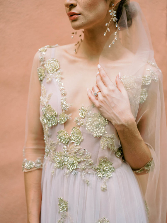 Handmade wedding dress