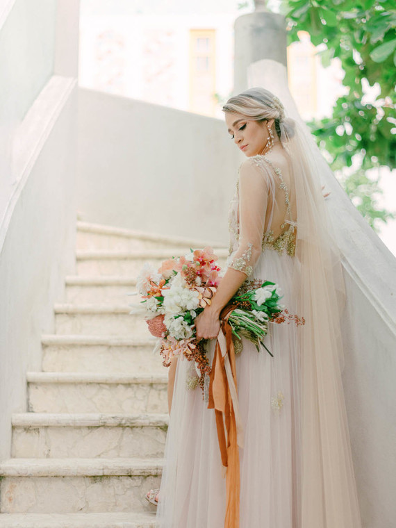 Handmade Costa Rica wedding dress