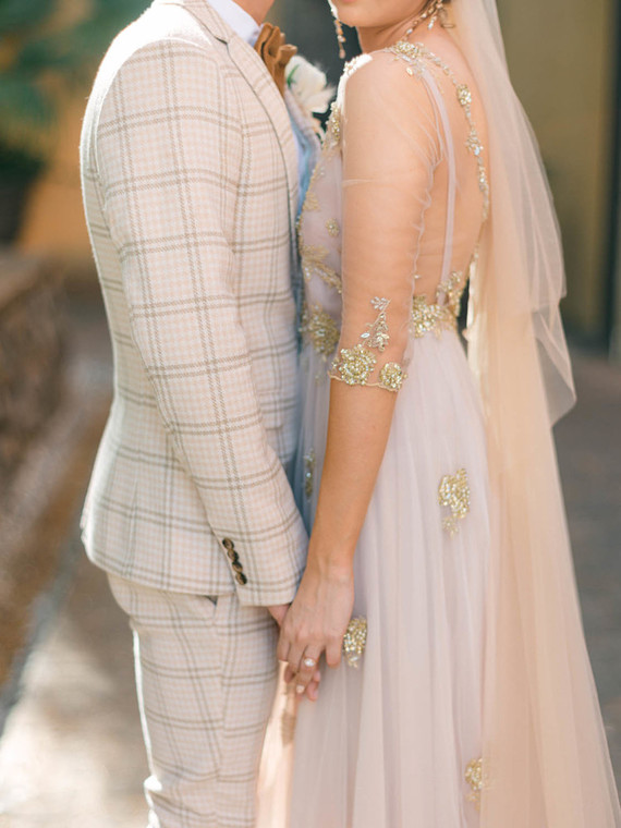 unique plaid grooms suit