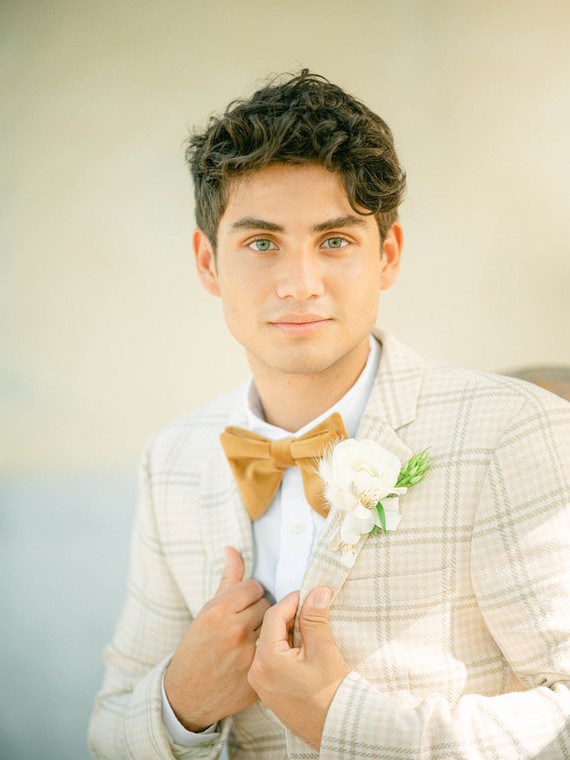 unique plaid grooms suit