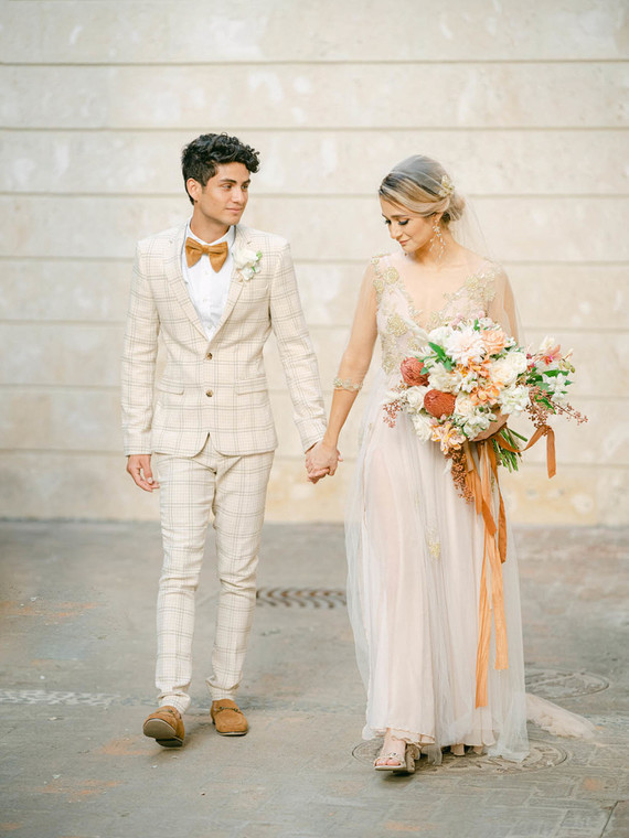 unique plaid grooms suit