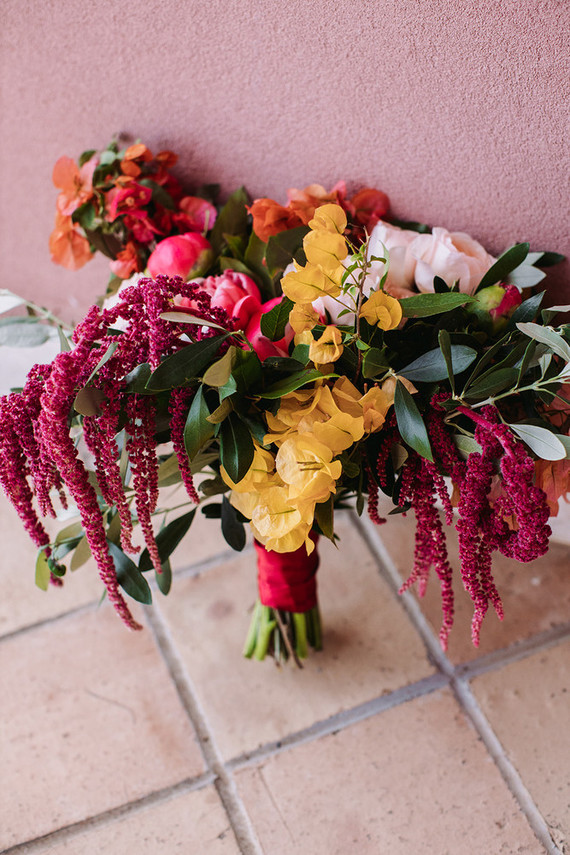 yellow bridal bouquet