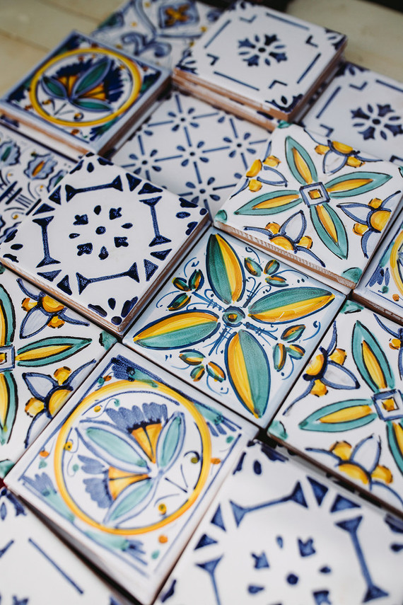 tile wedding favors