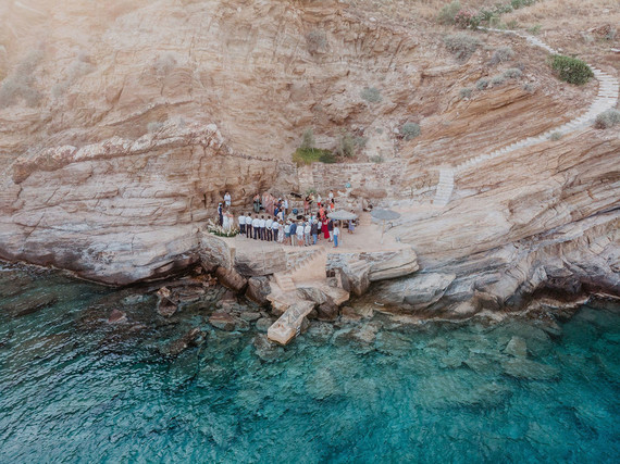 Micro wedding in Ios, Greece
