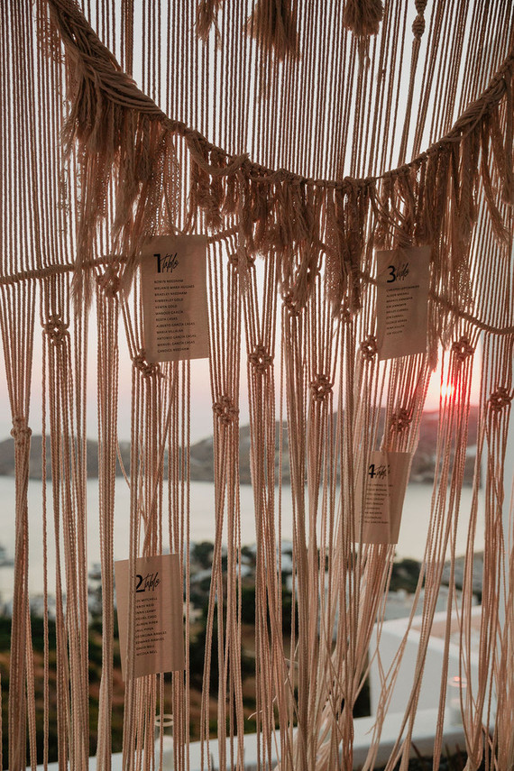 Sunset wedding at Ios Club Inspiration