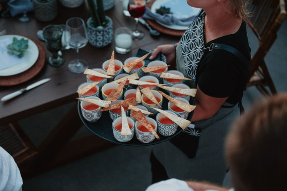 Sunset wedding at Ios Club