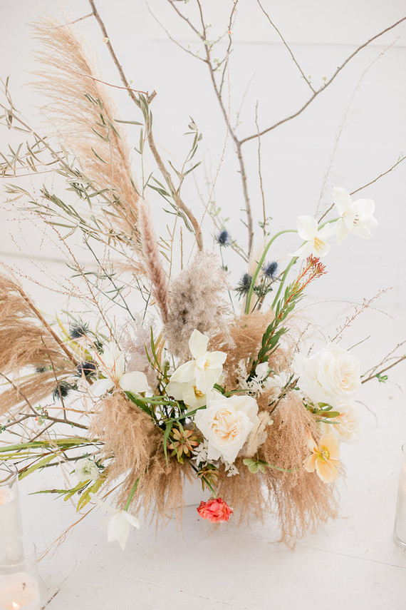 dried floral arrangement