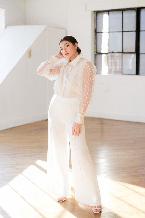 modern minimalist bridal fashion