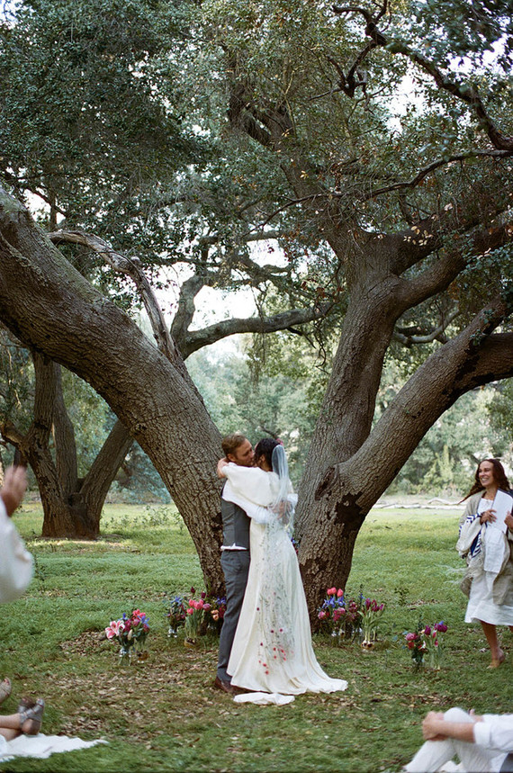 Sweet southern California family elopement at a park