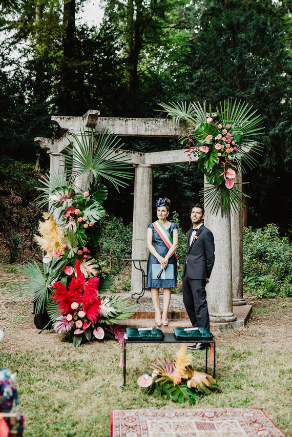colorful tropical ceremony
