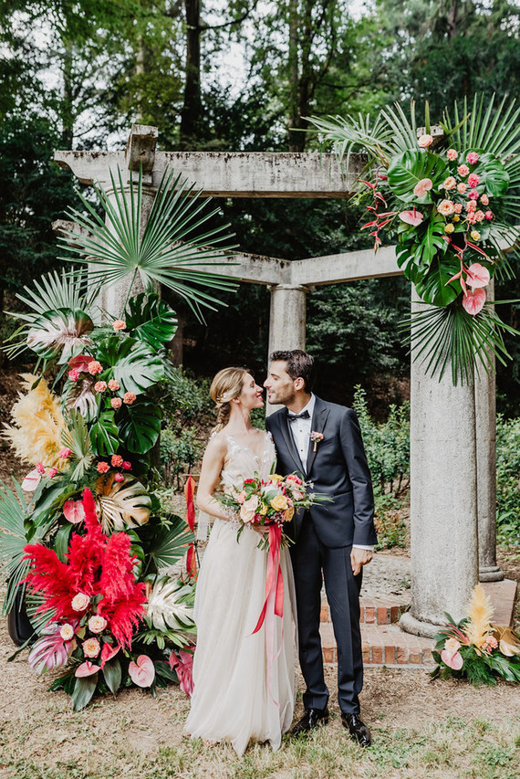 colorful tropical ceremony