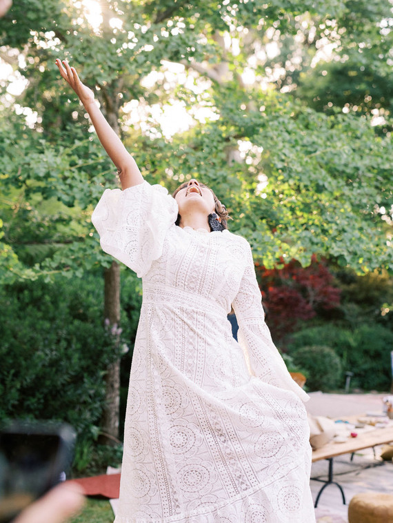boho lace wedding dress