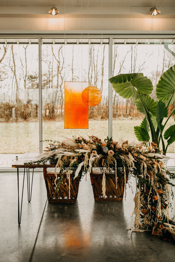 rustic boho wedding stationery