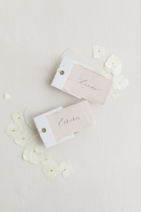soft, romantic wedding stationery