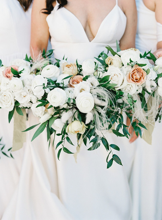 All white bridal bouquet Inspiration