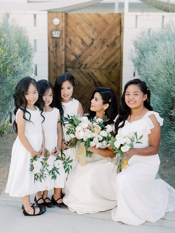 white flower girls Inspiration