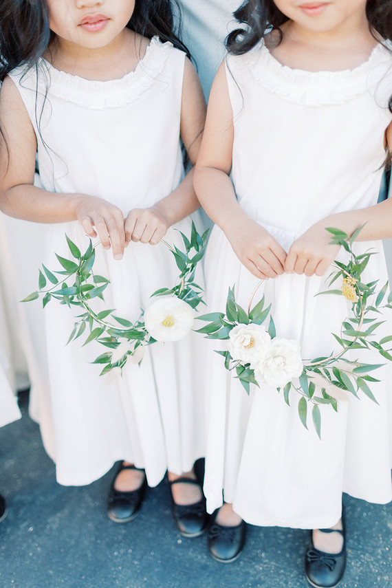 flower girl hoops Inspiration