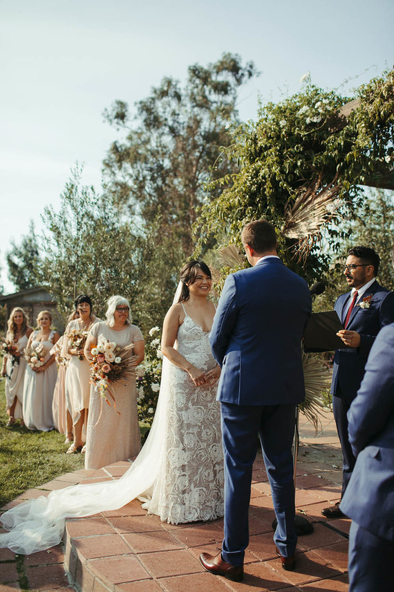 rustic boho fall wedding in Santa Barbara