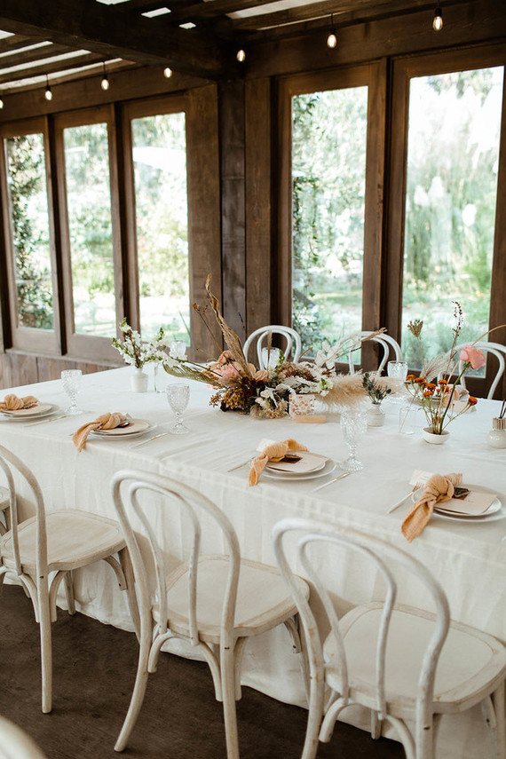 rustic boho fall wedding in Santa Barbara
