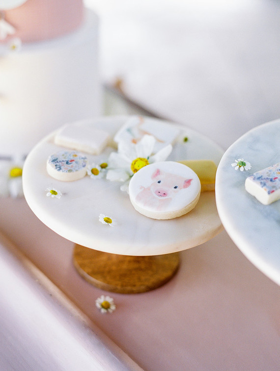 Charlotte's Web themed spring baby shower