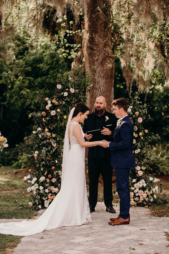 spring wedding ceremony