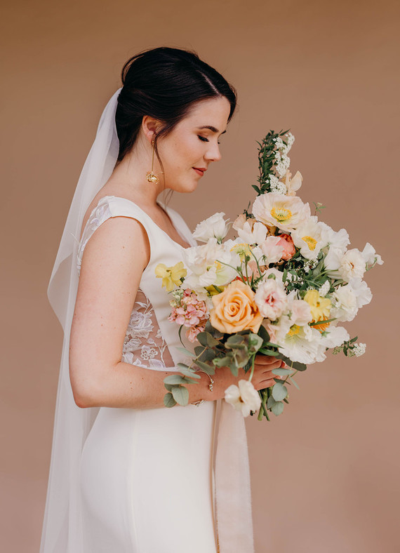 spring bridal bouquet