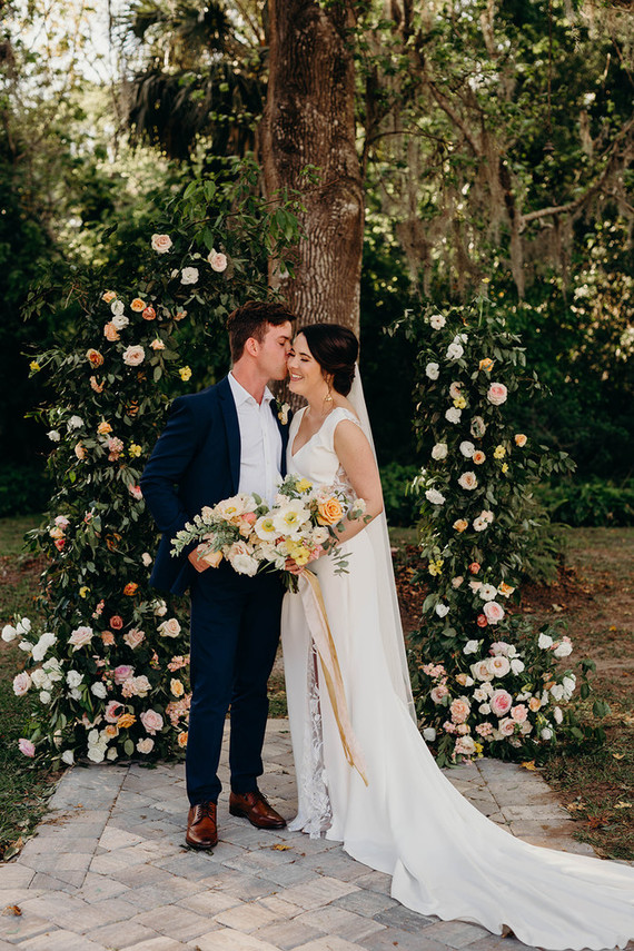 spring floral wedding