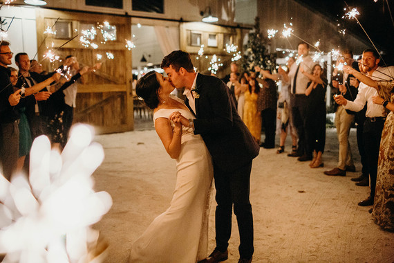 sparkler send off Inspiration