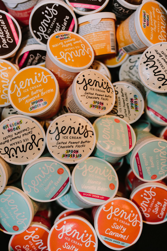 jeni's ice cream at wedding