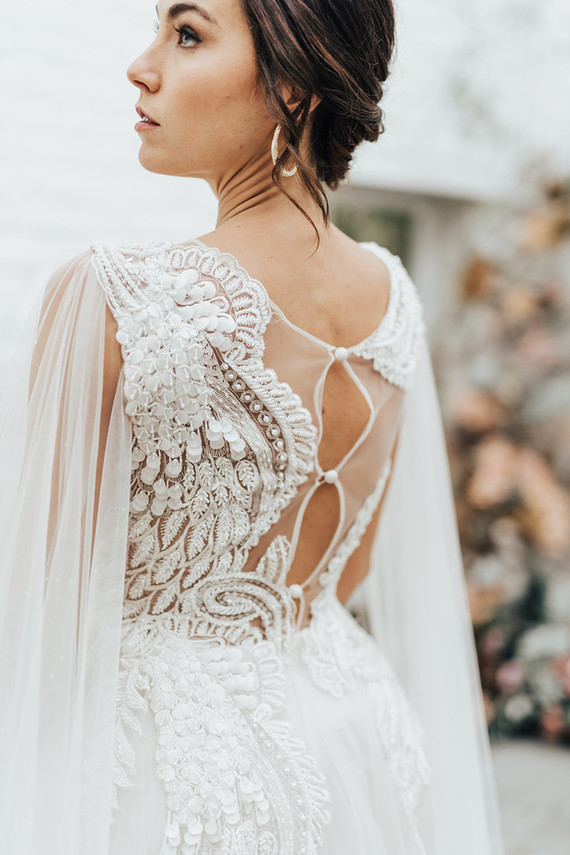 back of wedding gown Inspiration