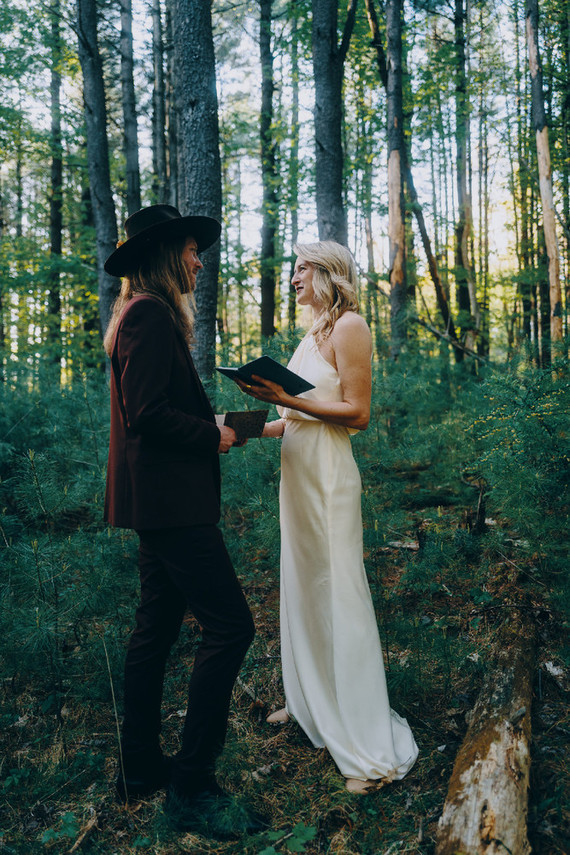 Elopement in the woods Inspiration