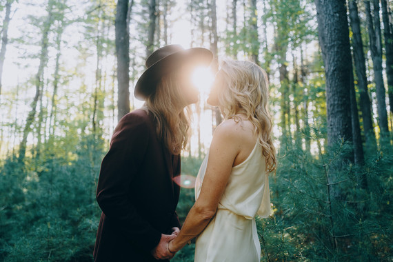 Elopement in the woods Inspiration