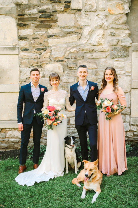 Wedding party portraits