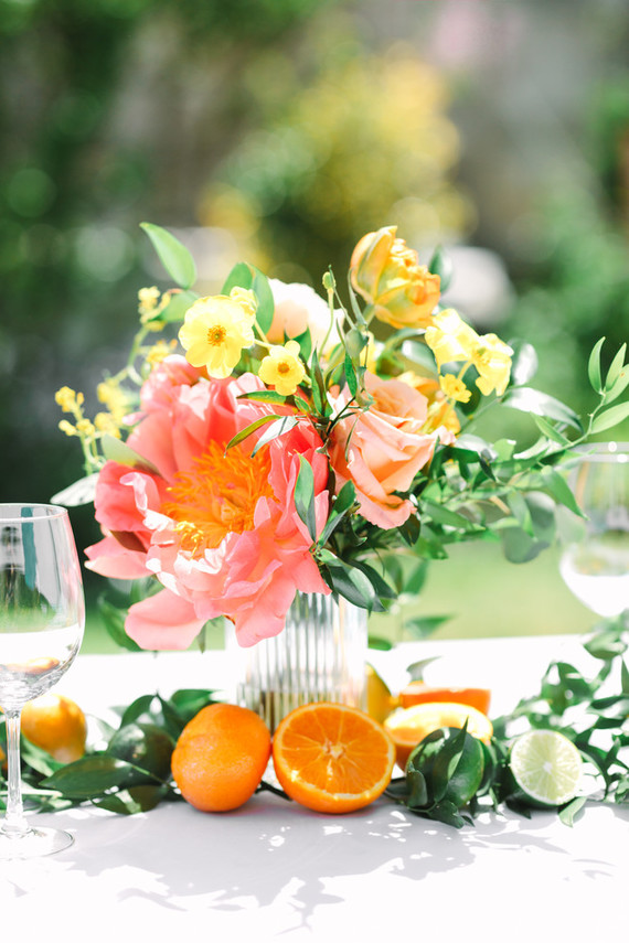 Summer wedding decor