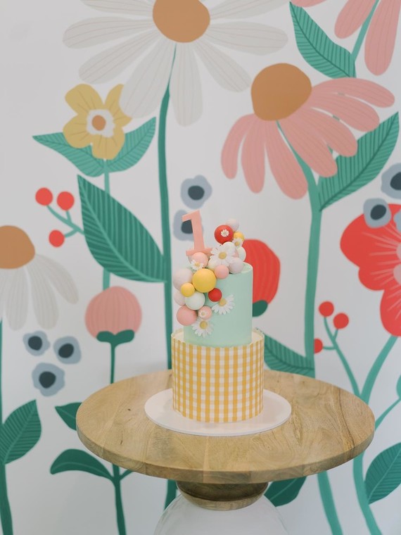 Floral kids birthday party