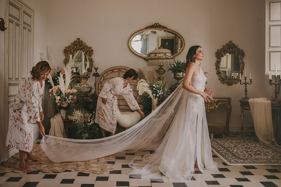wedding gown
