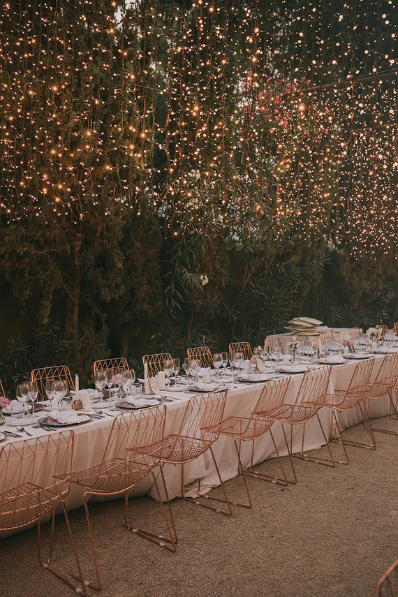 Spanish wedding reception