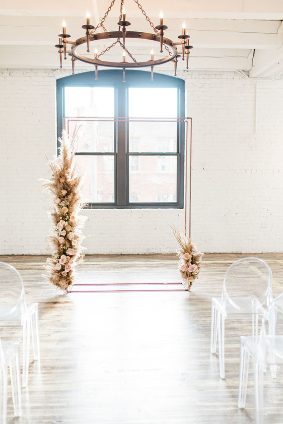 Modern elopement ceremony Inspiration