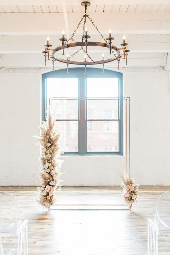 Modern elopement ceremony Inspiration