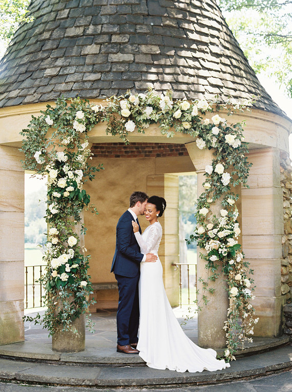 Wedding floral arch