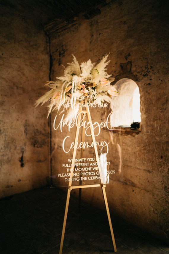 Wedding signage