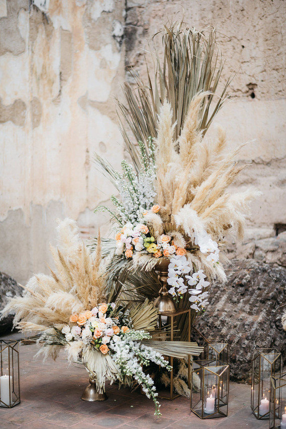 Boho wedding flowers Inspiration