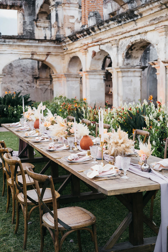 Bohemian destonation wedding